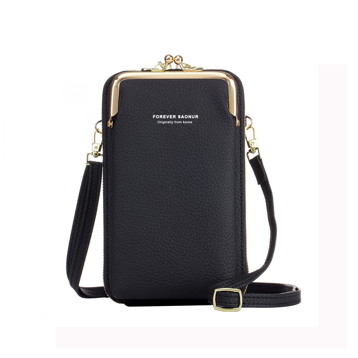 PALAY Sling Bag for Women Phone Bags with Back Touch Screen Mobile Sling Bag Pursel Stylish PU Leather Crossbody Bags Mini Shoulder Bags (Black) PALAY Sling Bag for Women Phone Bags with Back Touch Screen Mobile Sling Bag Pursel Stylish PU Leather Crossbody Bags Mini Shoulder Bags (Black)